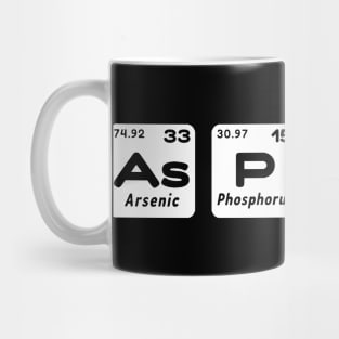 Aspire Periodic Table Elements Spelling Mug